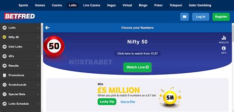 Betfred Nifty Fifty Results & How To Play .